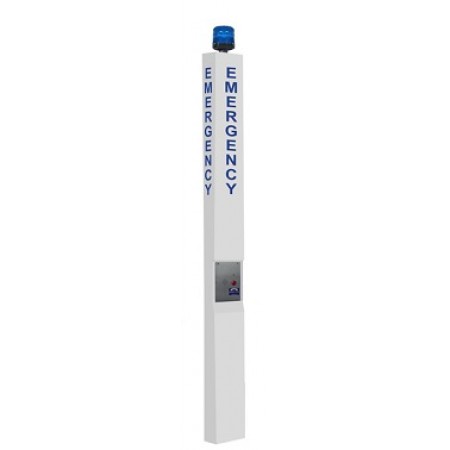 Rath Security 9' Tower Cellular Blue Beacon Strobe Photocell 2100-TPC3