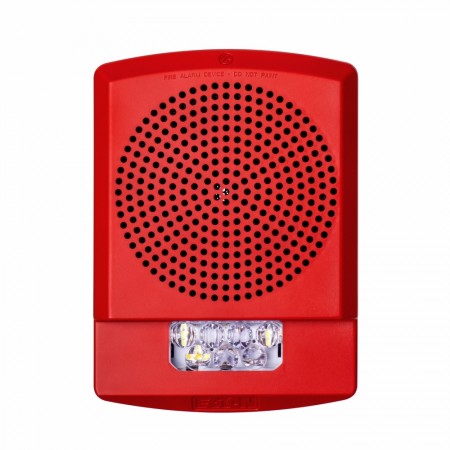 ELSPSTR-M ELUXA High Fidelity Fire Speaker Strobe Light 25V / 70V (EMERGENCY Lettering) by EATON
