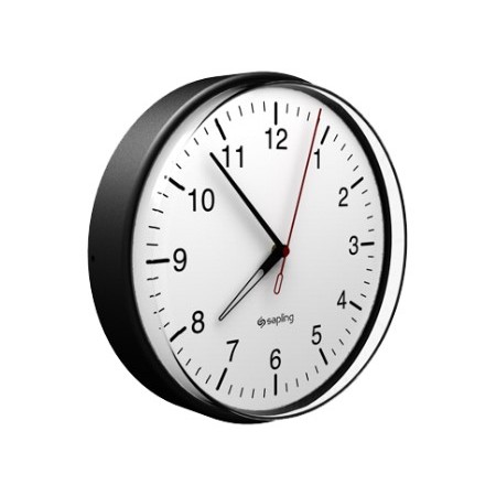 16" Quartz Clock for Schools (White Case)