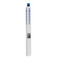 Rath Security 9' Tower Landline Blue Beacon Strobe Photocell 2100-TPL3