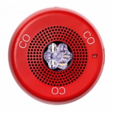ELFHSRC-CO ELUXA Low Frequency Ceiling Fire Alarm Horn Strobe (CO Lettering) 24V by EATON
