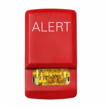 ELSTR-ALA ELUXA Wall Fire Alarm Amber Strobe Light 24V (ALERT Lettering) by EATON