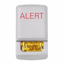 ELSTW-ALA ELUXA White Wall Fire Alarm Amber Strobe Light 24V (ALERT Lettering) by EATON