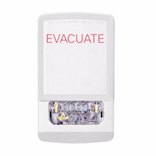 ELSTW-EV ELUXA White Wall Fire Alarm Strobe (EVACUATE Lettering) 24V by EATON