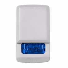 ELSTW-NB ELUXA White Wall Fire Alarm Strobe Light 24V - Blue Strobe Light (No Lettering) by EATON