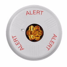 ELSTWC-ALA ELUXA White Ceiling Fire Alarm Amber Strobe Light 24V (ALERT Lettering) by EATON