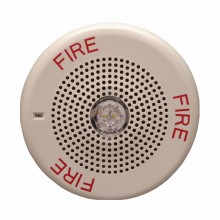 LSPSTWC3 Exceder White Ceiling High Fidelity Fire Alarm Speaker Strobe Light 25V / 70V by EATON