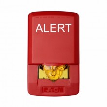 LSTR3-ALA Exceder Fire Alarm Amber Strobe Light 24V (ALERT Lettering) by EATON