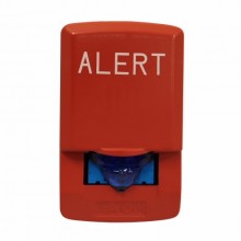 LSTR3-ALB Exceder Fire Alarm Strobe Light 24V (ALERT Lettering, Blue Strobe Light) by EATON