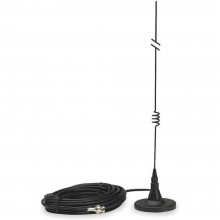 Ritron RAM-1545 Magnetic Mount BNC Wire Antenna (VHF/UHF, 20 Ft Coax Cable)