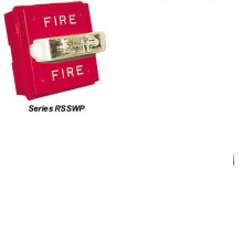 Red, Wall Mount Series RSSWP Strobe 24VDC Fire Lettering | RSSWP-2475W-FR