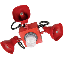 Cluster Speaker with Three Horns and One Strobe | STH-3MSR