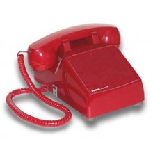 Viking Hot Line Desk Phone with built-in Programmable Dialer in RED (VIK-K-1900-D2-RED)